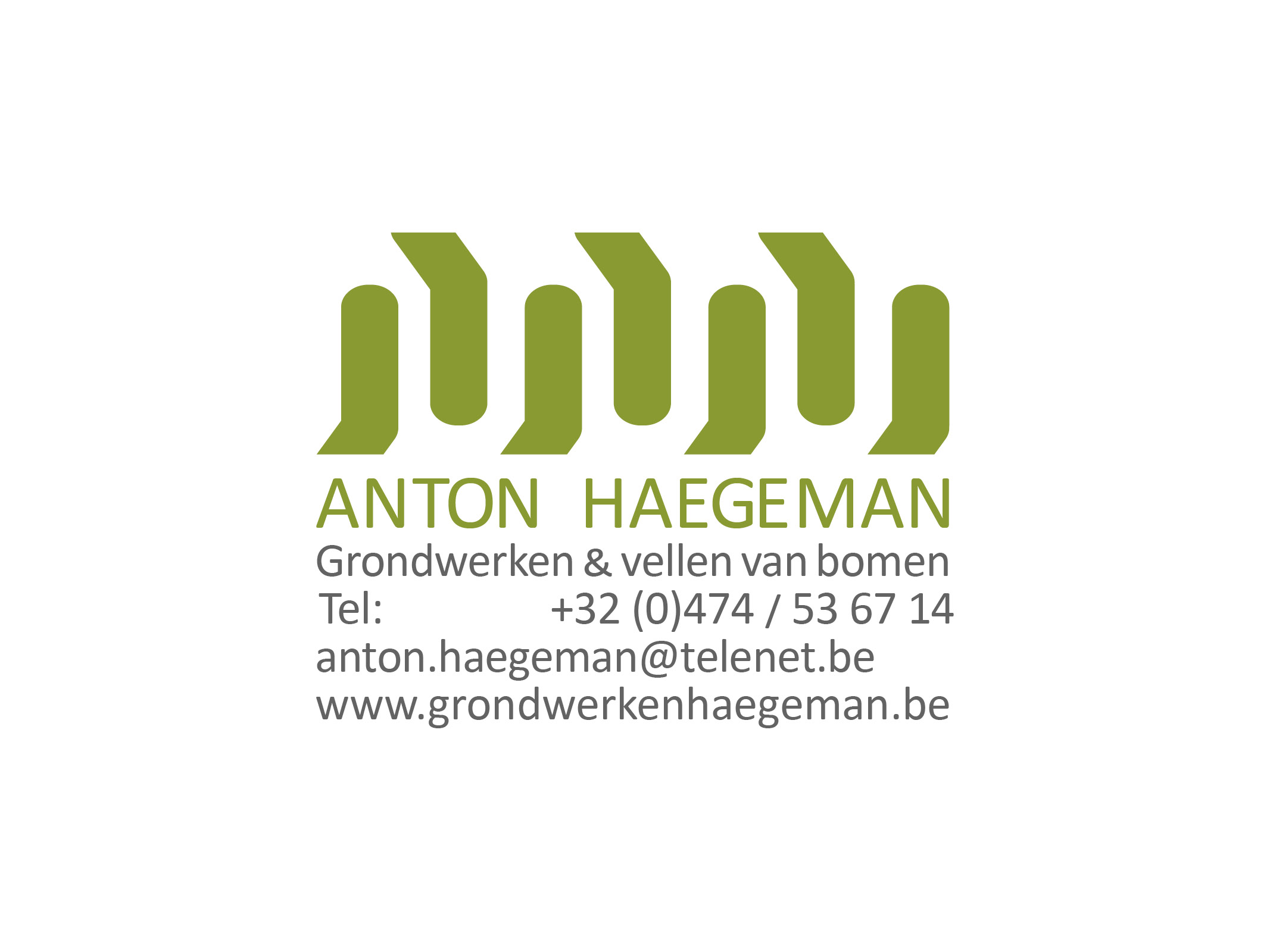 grondwerken & vellen van bomen Anton Haegeman